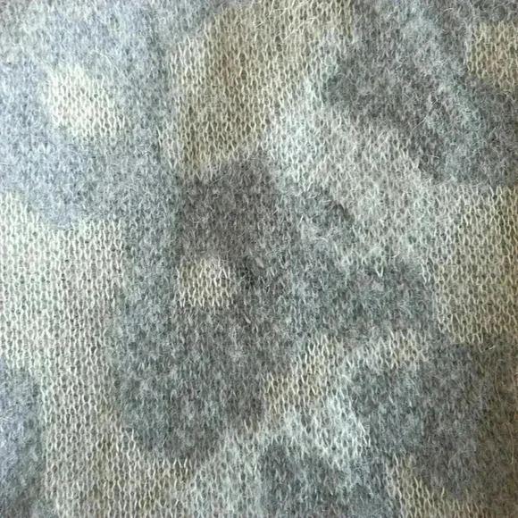 Rag & Bone Leopard-Print Mohair-Blend Crewneck Sweater Size Medium - Picture 7 of 7